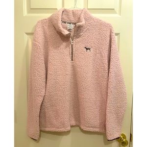 PINK Sherpa Pullover